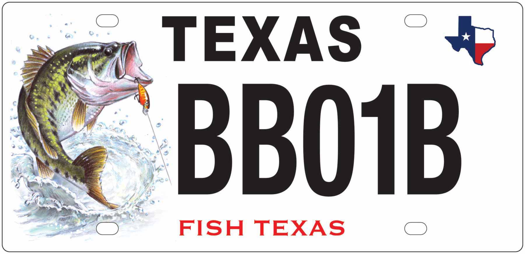 Fishing And Water Recreation License Plate Conservation License Plate